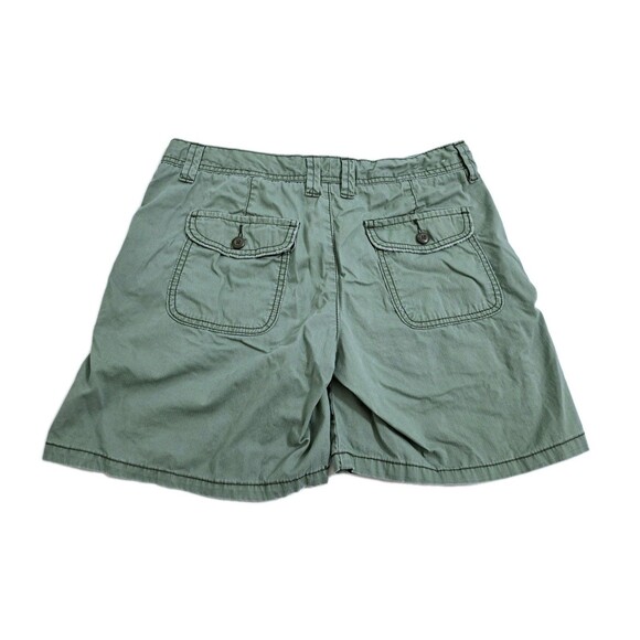 Y2K Polo Jean Co Ralph Lauren Women's Green Cargo Army Hiking Shorts Size 6 - Picture 4 of 7